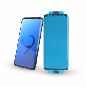 3D Edge Nano Flexi Glass Hybrid защитная плёнка с рамкой для Samsung Galaxy S21+ 5G (S21 Plus 5G) чёрный