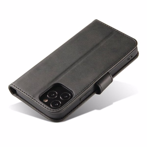elegantiškas magnetinis dėklas Vivo Y51 2020 / Y51A su dangteliu ir stovu juodas