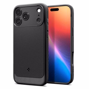 Spigen Rugged Armor Mag Magnetinis dėklas telefonui iPhone 17 Pro - matinė juoda
