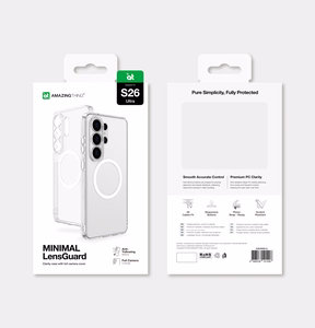 Чехол AmazingThing Minimal Mag Lens для Samsung Galaxy S26 Ultra — прозрачный