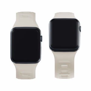 Силиконовый ремешок 3mk для Apple Watch, 38/40/41/42 mm, Nude, малый размер