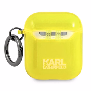 Karl Lagerfeld Choupette Case for AirPods 1/2 - Yellow
