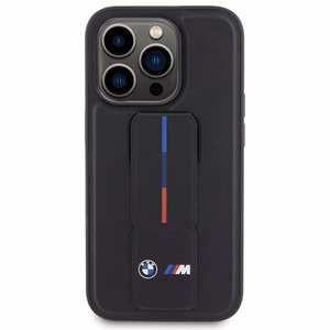 BMW Grip Hot Stamp dėklas telefonui iPhone 15 Pro Max - juodas