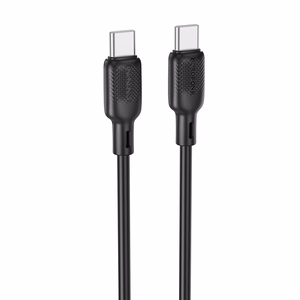 USB кабель Borofone BX113 60W USB-C to USB-C 2.0m черный