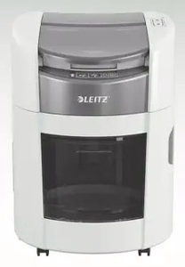 Leitz IQ Optimax AutoFeed 150 80380000 popieriaus smulkintuvas, P4, 150 lapų, 15 l talpos šiukšliadėžė