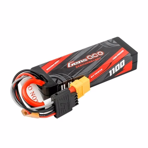 Аккумулятор Lipo Gens ace G-Tech 1100 мА·ч, 11,1 В, 3S1P, 60C, GRP-76 в жестком корпусе с разъемом XT60