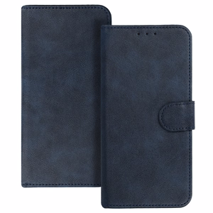 COMMON Universal Book Case (SIZE M) for Samsung S21/S10/Note/Note 2/Note 3/Huawei P30 Lite/P9/P9 Lite/Sony Xperia Z3/Z4/Z5 navy