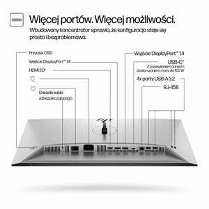 HP Series 7 Pro 24 colių WUXGA USB-C monitorius - 724pu