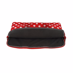 Wonder Sleeve Laptop 17 inches red polka-dot