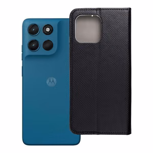 SMART CASE Book dėklas skirtas Motorola G57 POWER - juodas