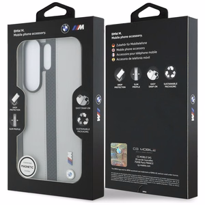 BMW Perforated Stripe Logo MagSafe чехол для Samsung Galaxy S26 Ultra серый