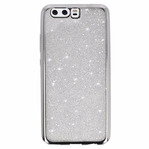 Чехол Elektro Glitter для Huawei P10 серебряный