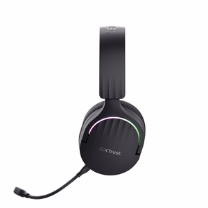 Trust GXT 491 Fayzo Ausinės su mikrofonu laidinės ir belaidės ant galvos žaidimams USB Type-C Bluetooth juodos