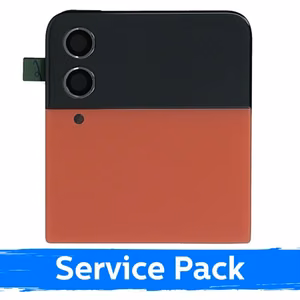 LCD Display Compatible with Samsung F721 Z Flip4 (OUTER) with Frame / Red / (Service Pack)