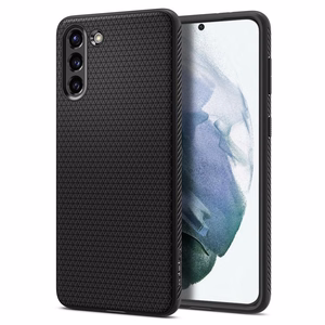 Spigen Liquid Air dėklas Samsung Galaxy S21 - matinė juoda