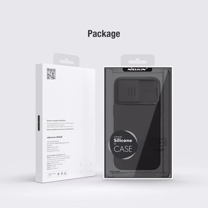 Nillkin CamShield Silky Silicone Case for Iphone 15 Plus black
