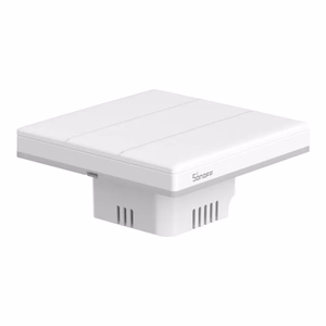 Išmanusis jutiklinis sieninis jungiklis WiFi Sonoff TX T5 3C (3 kanalai)