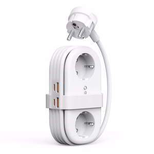 Orico AP3 20W GaN 5in1 удлинитель 2x AC + 2x USB-A + 1x USB-C - белый