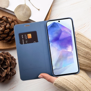 LUNA Book Carbon dėklas telefonui Xiaomi 14 Ultra mėlynas