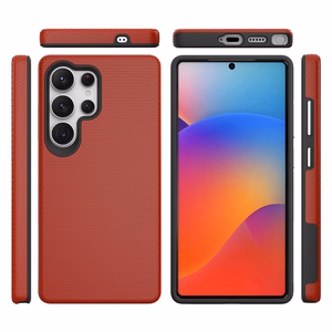 Dėklas Perfectionists Triangle Case Samsung S918 S23 Ultra 5G raudonas
