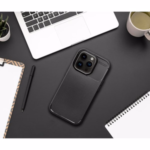 Case for iPhone 14 PRO MAX Carbon Premium black