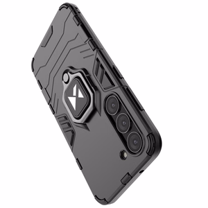 Чехол Wozinsky Ring Armor для Samsung Galaxy S23 бронированный с магнитным кольцом-держателем чёрный