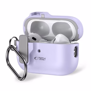 Tech-Protect Slim Hook Чехол с карабином для Apple AirPods Pro 1 / 2 - фиолетовый