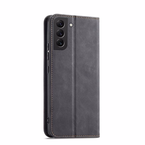 Magnet Fancy Case чехол для Samsung Galaxy S22 + (S22 Plus) кошелёк-чехол с держателем для карт чёрный