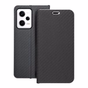 Чехол-книжка для Xiaomi Redmi NOTE 12 PRO 5G Luna Book Carbon чёрный