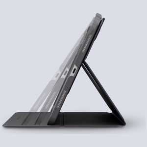 Чехол Uniq Rovus Snapmount магнитный 360 поворотный съёмный для iPad Air 13" 2024 / 2025 - серый