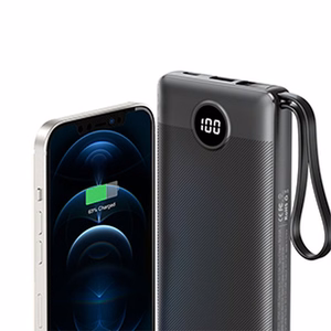 Išorinė baterija POWER BANK VEGER C10 10000mAh (USB,USB-A,Type-C,MicroUSB,lightning) juoda