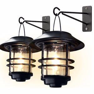 Forever Light Solar LED lempa lantern SUNARI FLS-40 juodas