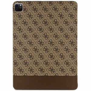 Guess 4G Stripe Allover case for iPad Pro 12.9" - brown
