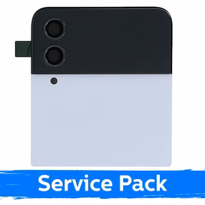LCD Display Compatible with Samsung F721 Z Flip4 (OUTER) with Frame / White / (Service Pack)