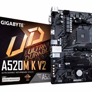 Pagrindinė plokštė GIGABYTE AMD A520 SAM4 DDR4 Micro-ATX
