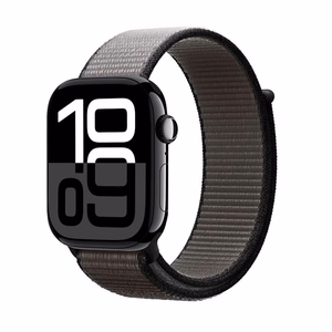 Crong Nylon Apple Watch sport band, 44/45/46/49 mm, night grey