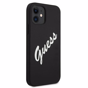 Guess GUHCP12SLSVSBW iPhone 12 mini 5.4" чёрно-белый жёсткий чехол Silicone Vintage