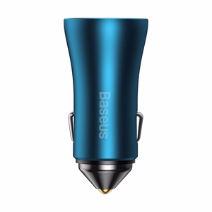 Įkroviklis automobilinis Baseus (CCJDZ-CC) (2xUSB-C 40W) mėlynas