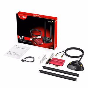 Cudy WE9300S tinklo plokštė vidinė WLAN / Bluetooth 5765 Mbit/s