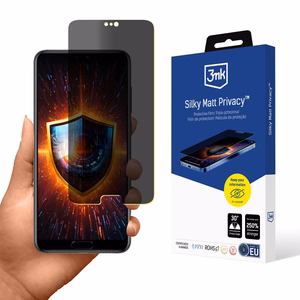 3mk Silky Matt Privacy — приватный фильтр для экрана для Huawei P20 Pro
