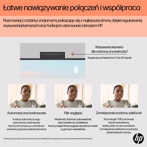HP 24-cr0332nw AMD Ryzen™ 7 7730U 60,5 cm (23,8") 1920 x 1080 pikselių viskas viename kompiuteris 16 GB DDR4-SDRAM 512 GB SSD Windows 11 Home Wi-Fi 6 (802.11ax) Baltas