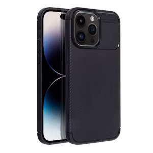 Case for iPhone 14 PRO MAX Carbon Premium black