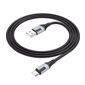 Кабель Borofone BX101 USB-A на USB-C 1.0m чёрный