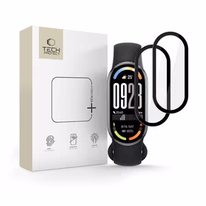 Tech-Protect Glass Flex+ 2-pack hybrid glass for Xiaomi Smart Band 10 / 10 NFC - black