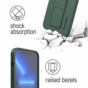 Wozinsky Kickstand Case силиконовый чехол с подставкой для Xiaomi Redmi Note 11 Pro черный