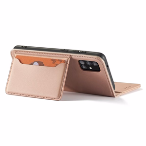 Magnet Card Case чехол для Samsung Galaxy A13 5G кошелёк-чехол с держателем для карт розовый