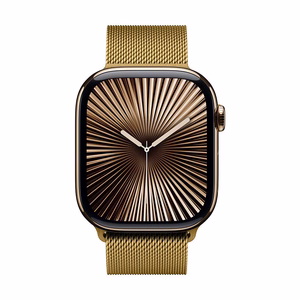 Ремешок Crong Milano Steel из нержавеющей стали для Apple Watch 38 / 40 / 41 / 42 mm, золотой