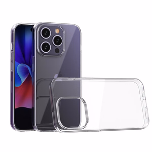 iPhone 15 Pro dėklas iš Ultra Clear serijos skaidrios spalvos