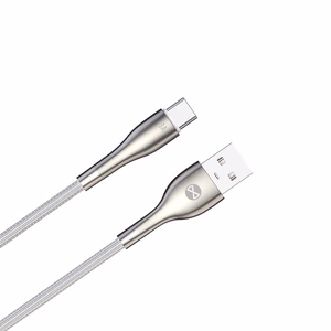 Forever Sleek кабель USB - USB-C 1,0 m 3A белый