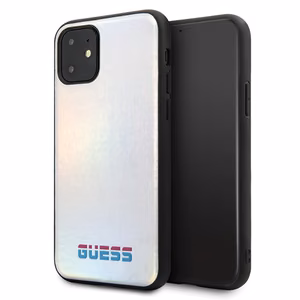 Guess GUHCN65BLD iPhone 11 Pro Max серебряный/серебряный жёсткий чехол Iridescent